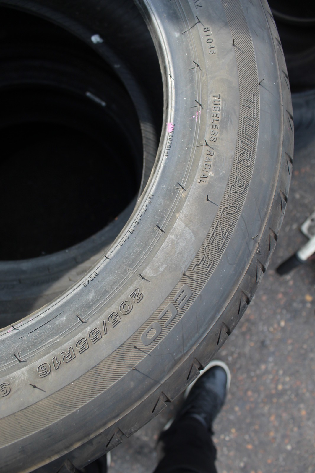 New 205 55 16 Bridgestone, Turanza Eco, 91H, x1 Single Tyre (F1_tyres) YD063