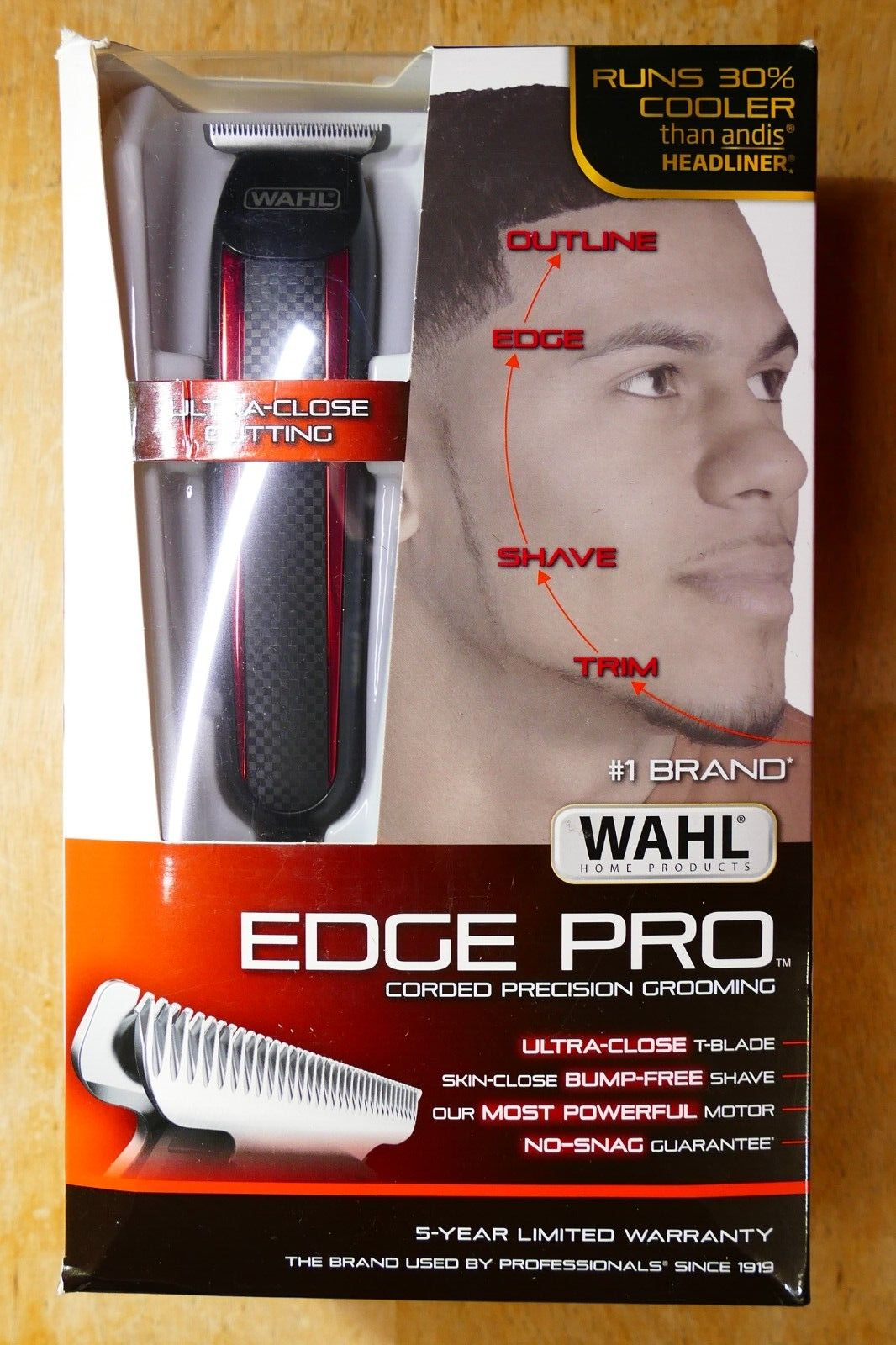 For Men Touch Up Trimmer & Grooming Detailer Kit Red
