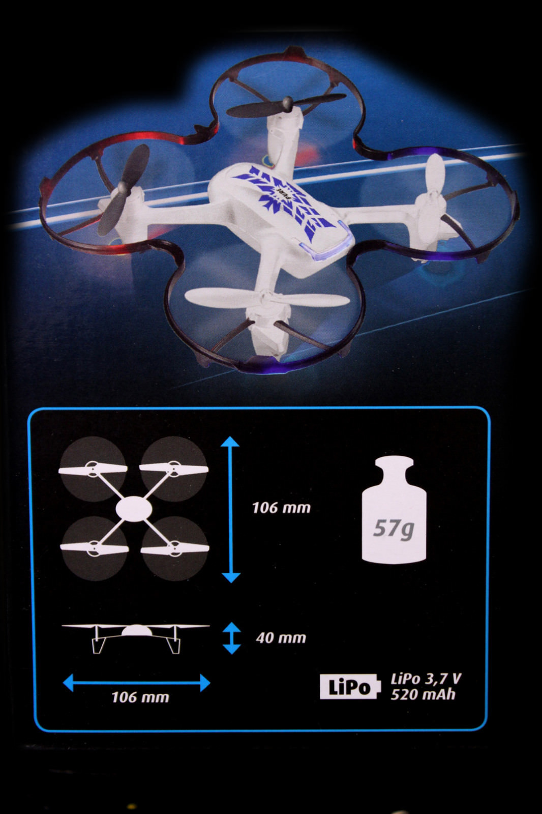 REVELL 23921 Pure RC Quadrocopter 2.4 GHz Höhenkontrolle LICHT Helikopter Heli