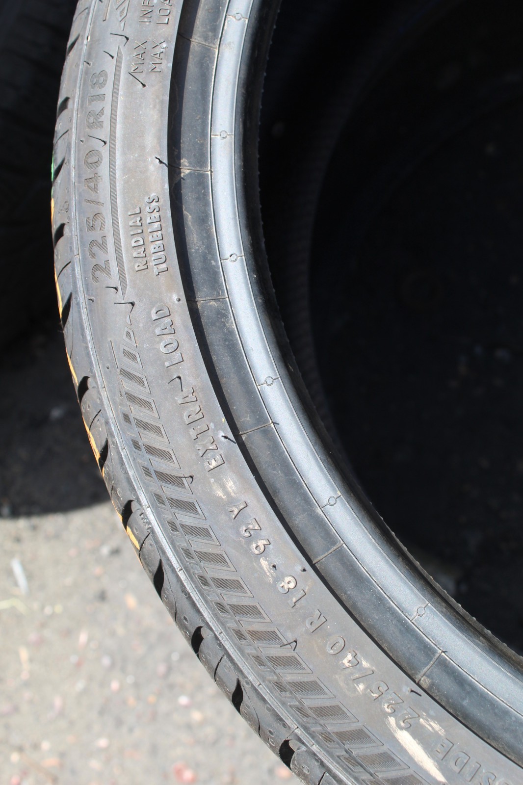 New 225 40 18 ESA Tecar, Spirit Pro, XL, 92Y, x1 Single Tyre (F1_tyres) L3586