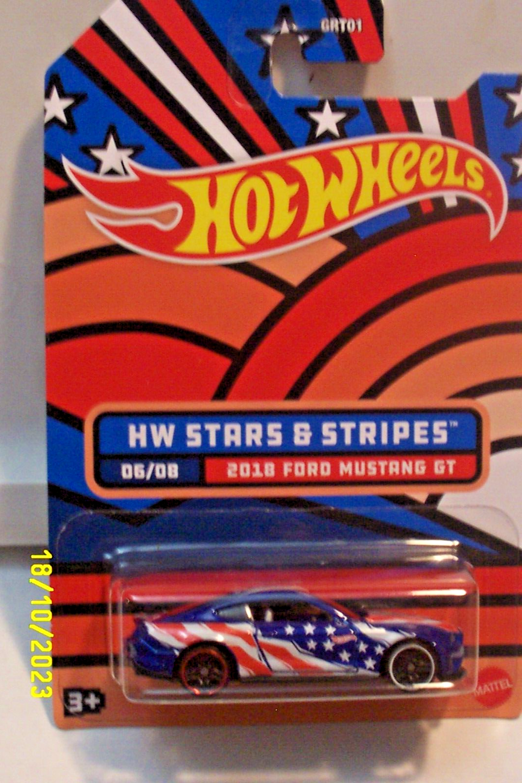 Hw Stars And Stripes 06/08 2018 Ford Mustang Gt  Nip