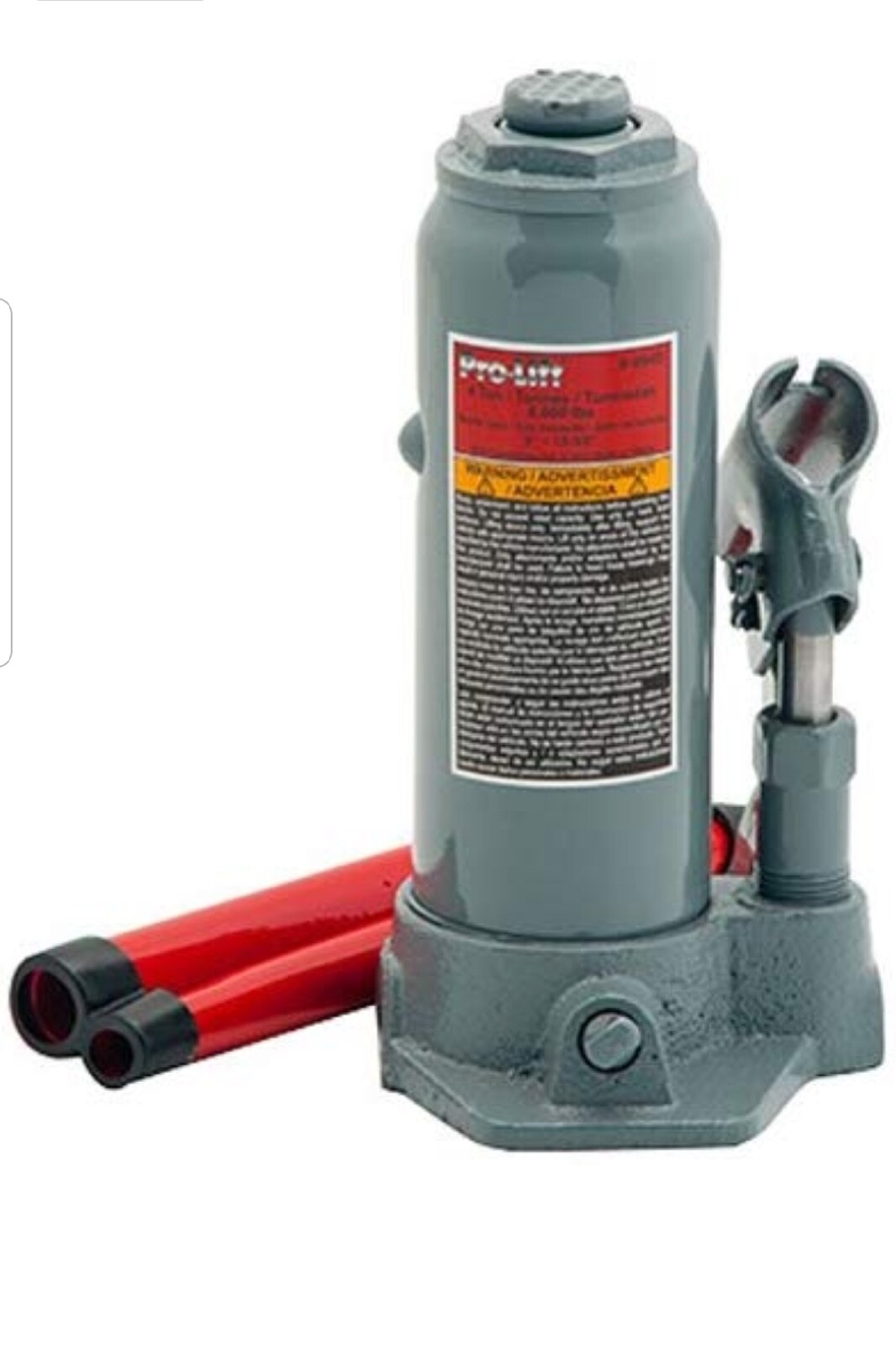 Emergency Hydraulic bottle jack 4 Ton capacity Car Truck Shop Tools