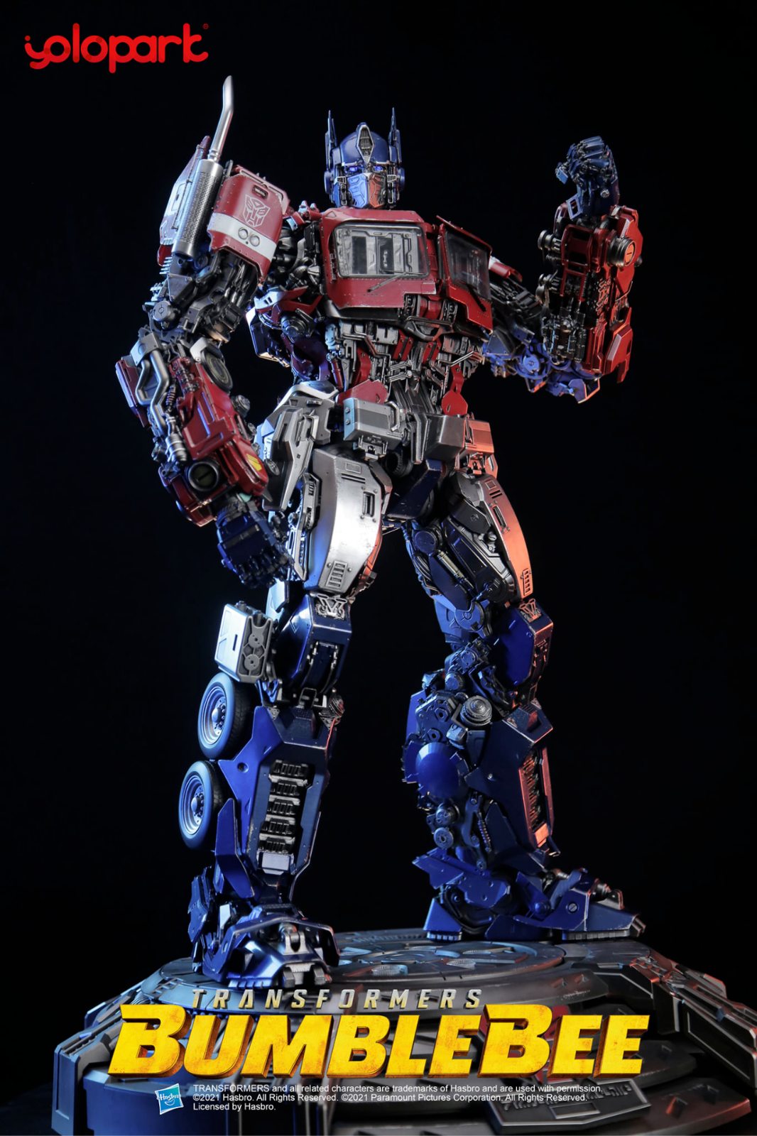 トランスフォーマー BUMBLEBEE 　OPTIMUS PRIME Yolopark BUMBLEBEE THE MOVIE Earth Mode IIES 24