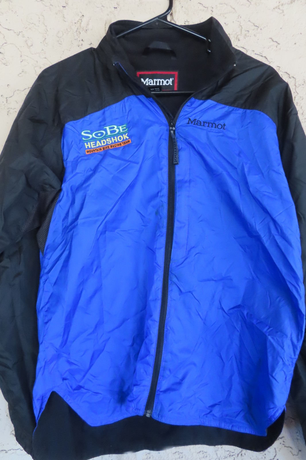 VTG Classic Marmot Windshirt SOBE Headshok Mountain Bike Racing Team Size Small