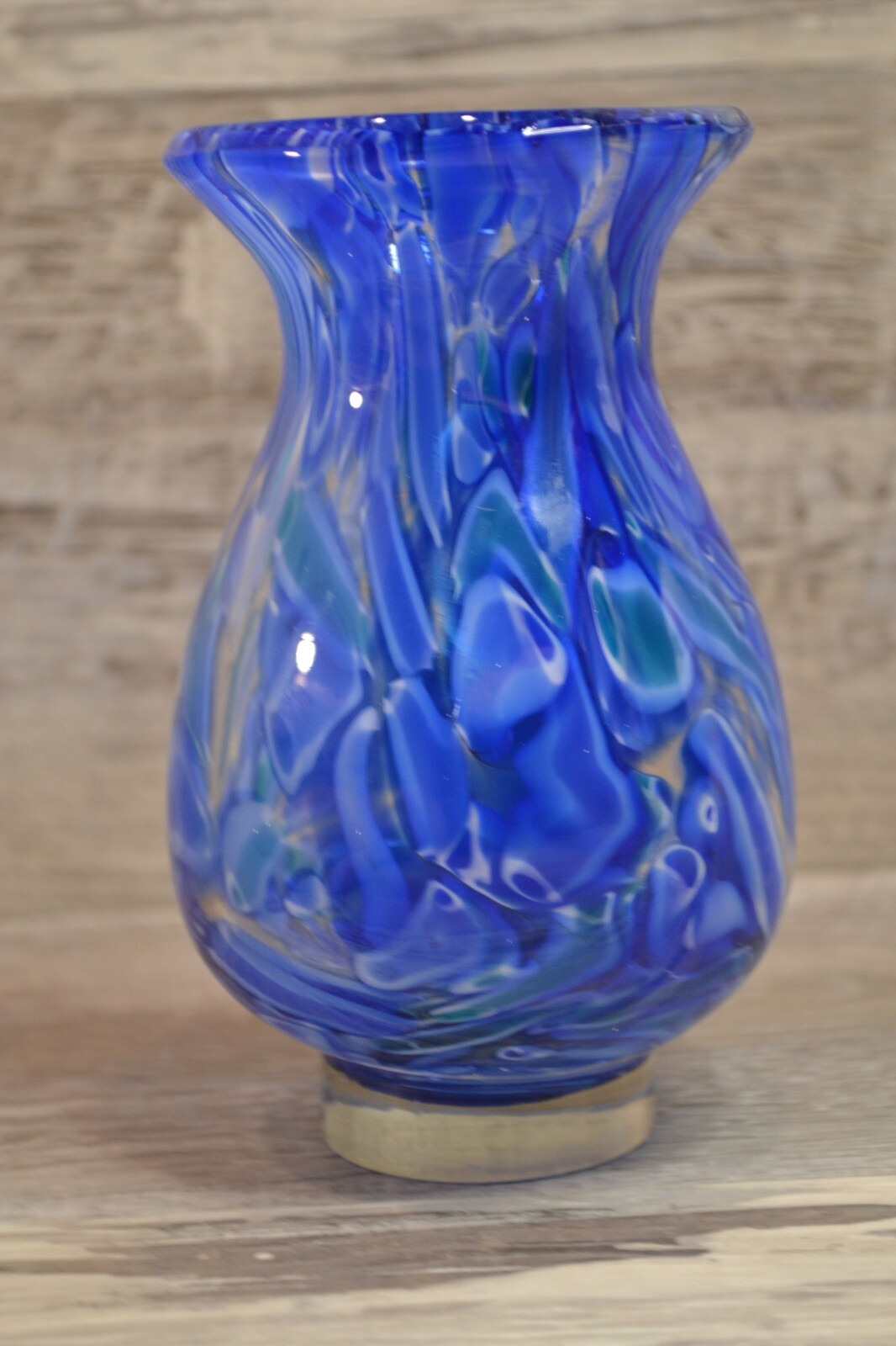 工芸品 BLUE ORIGINAL PERSIAN GLASS HAND MADE Antique Persian Hand Blown Cobalt Blue Islamic Tear Catcher