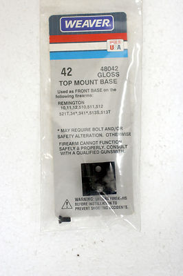 Weaver Remington Top Mount Base #42
