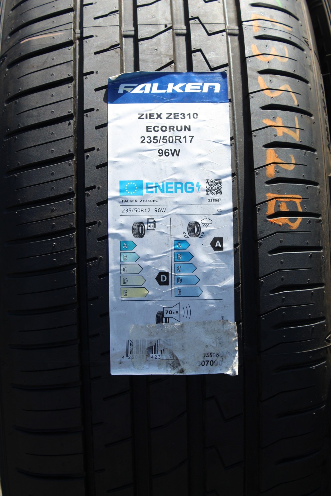 New 235 50 17 Falken, Ziex ZE310 EcoRun, 96W, x1 Tyre (F1_tyres) L3572