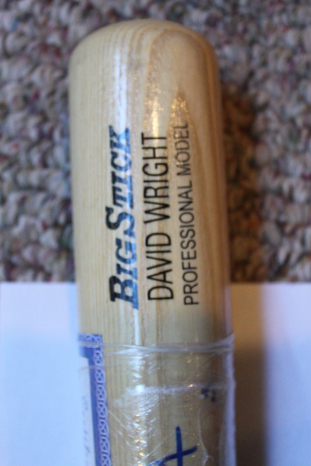 David Wright Official MLB Rawlings pro bat with coa