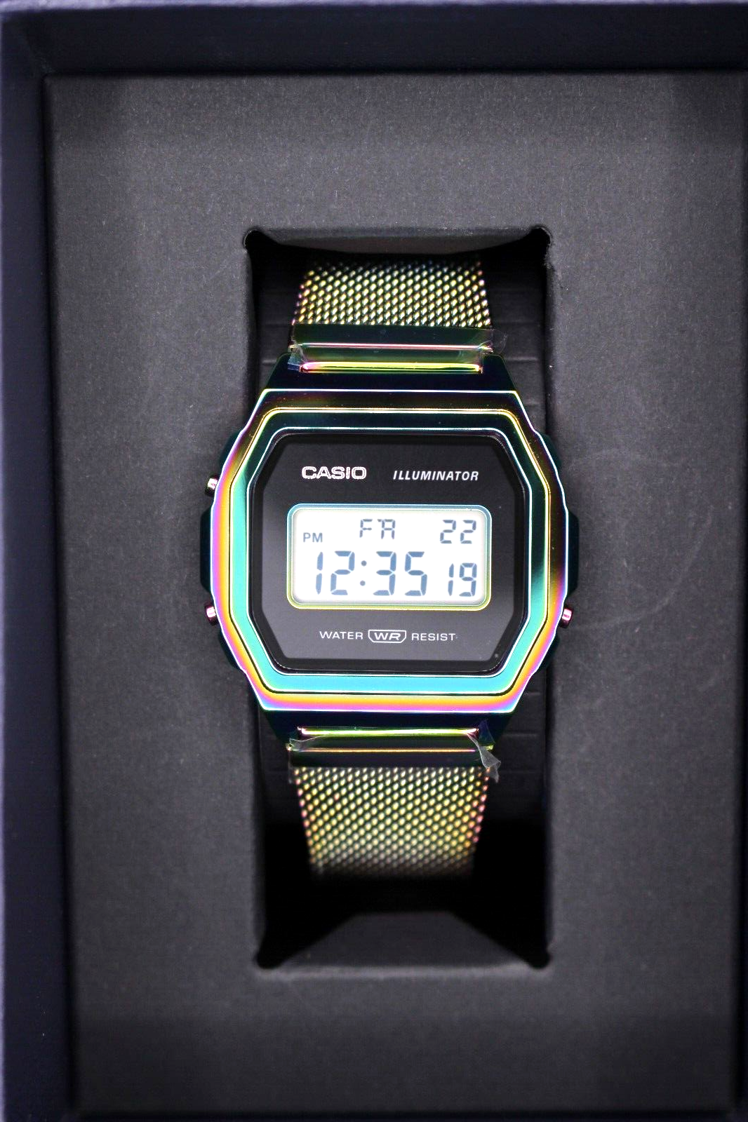 CASIO Standard Premium A1000RBW-1JF TiCTAC Limited Rainbow