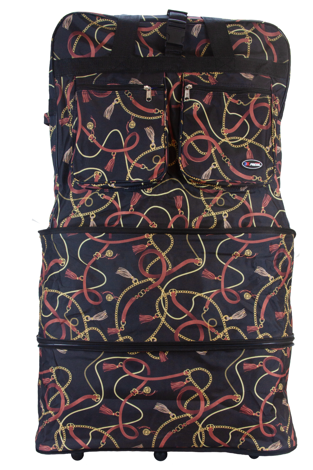 30"/36"/40" Expandable Rolling Duffel Bag Wheeled Spinner Suitcase Luggage     