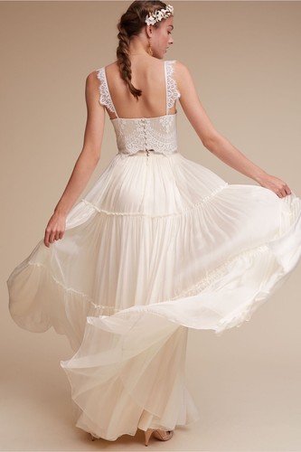 Pre-owned Catherine Deane Anthropologie Bhldn X  Agatha Silk Skirt Msrp $800 Sz 12 In White