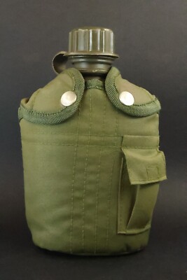 🟢Vintage Military Canteen Authentic Outdoor Gear for Camping and Hiking green 