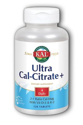 Kal Ultra Cal Citrate + с таблеткой K2 120