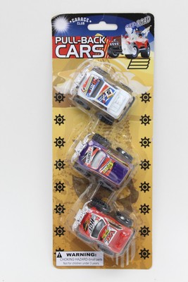 Garage Club Off-Road Pull Plastic Back Cars (BRAND NEW SEALED)