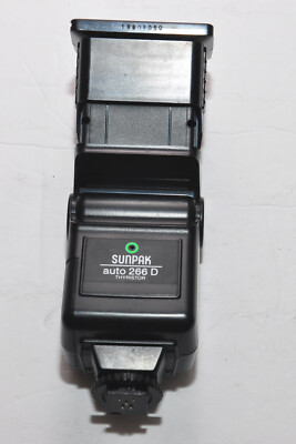 Sunpak Pentax Auto 266D Thyristor Camera Electronic Flash - Cleaned Tested