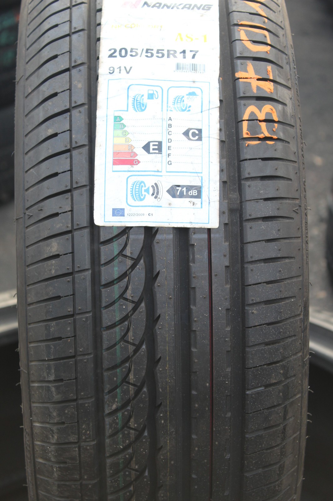 New 205 55 17 Nankang, AS-1, 91V, x1 Single Tyre (F1_tyres) YD078