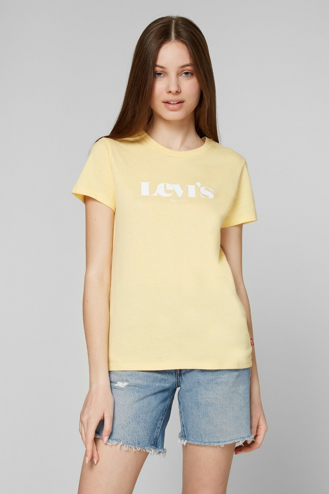 

Levis The Perfect T-Shirt Женская футболка Golden Haze Activewear Tee Sportswear Top, Оранжевый, Levi's The Perfect T-Shirt