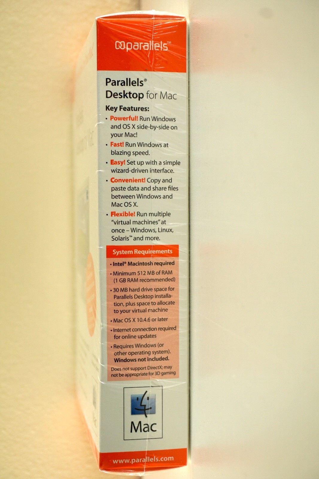 Parallels Desktop for Mac, Old Version, Nova Development Corp New Factory Sealed