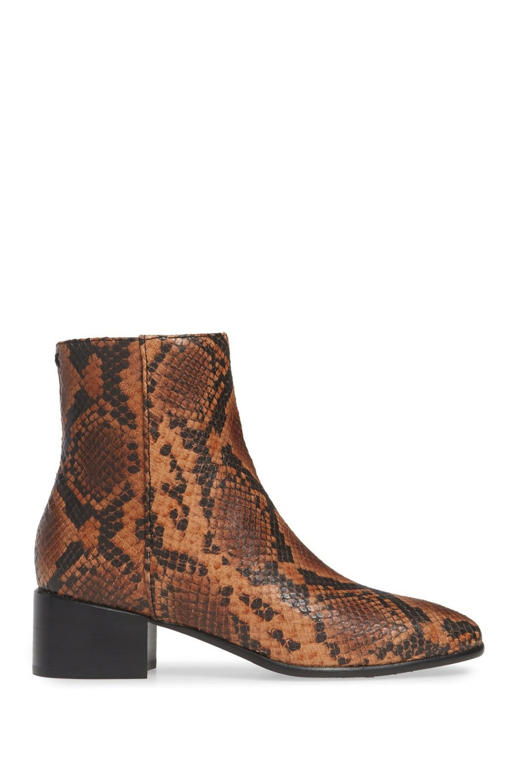 Pre-owned Rag & Bone Nib-  Aslen Snakeskin Embossed Leather Boots, Golden Brown -36.5 / 6.5
