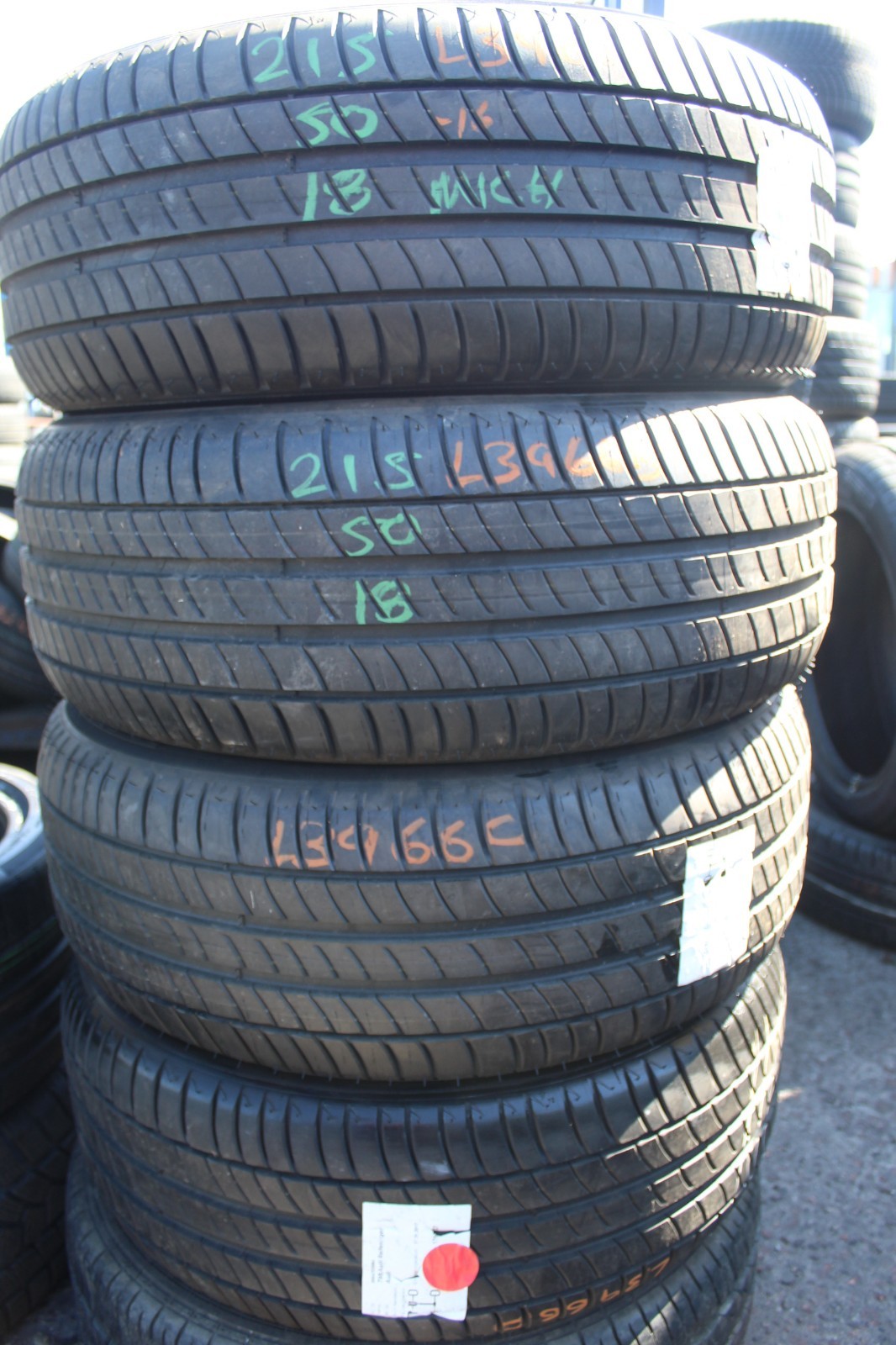 New 215 50 18 Michelin, Primacy 3, AO, 92W x1 Tyre (F1_tyres) FOD L3966