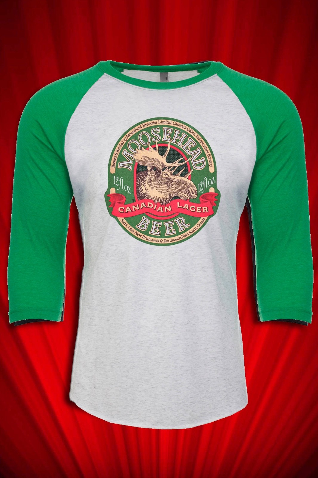 Moosehead Beer Vintage 1980s Jersey Tee T-SHIRT FREE SHIP USA | eBay