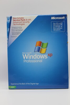 Microsoft Windows XP Professional Service Pack 2 BIG BOX Product Key Untested