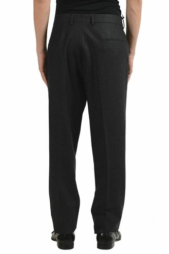 GRAYS VERSACE HERREN 100%WOLLE GRAU KLEID HOSEN GRÖSSE 38 40