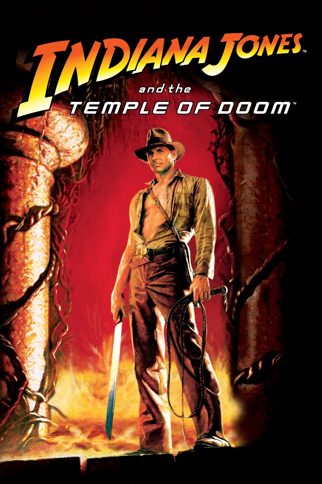 INDIANA JONES and the TEMPLE OF DOOM チラシ INDIAN JONES AND THE TEMPLE OF DOOM (1984)
