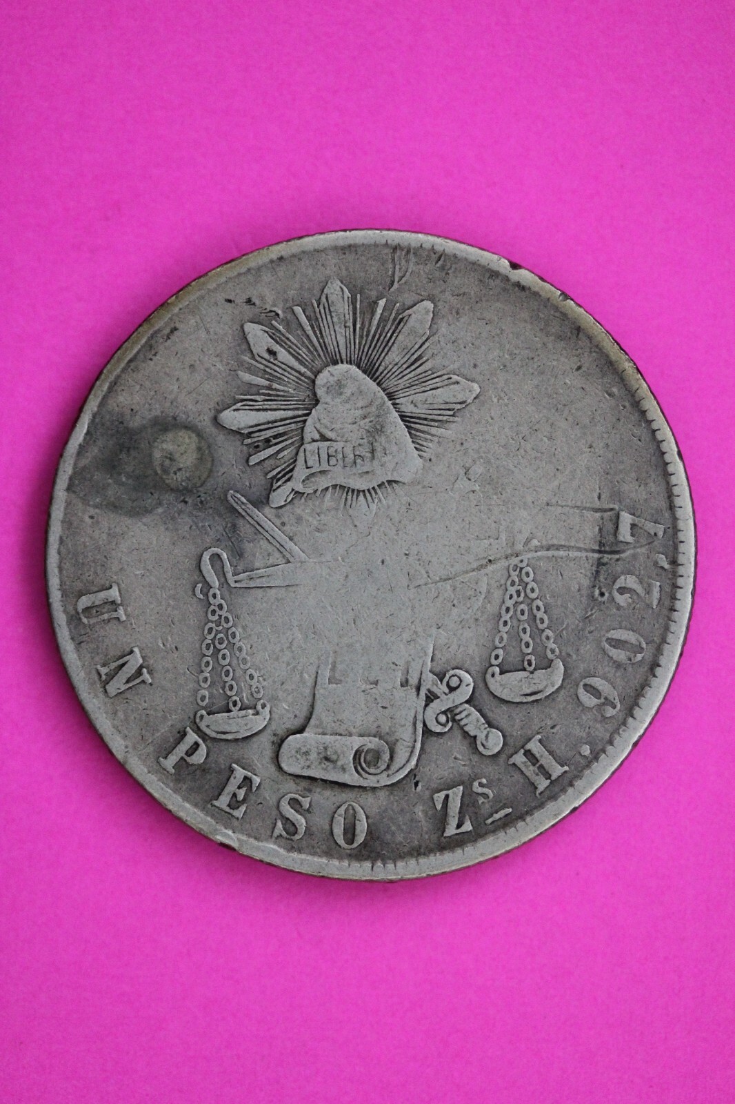 (Silver.9027)メキシコ1ペソ銀貨 Silver.9027)メキシコ1ペソ銀貨 Silver.9027)メキシコ1ペソ銀貨