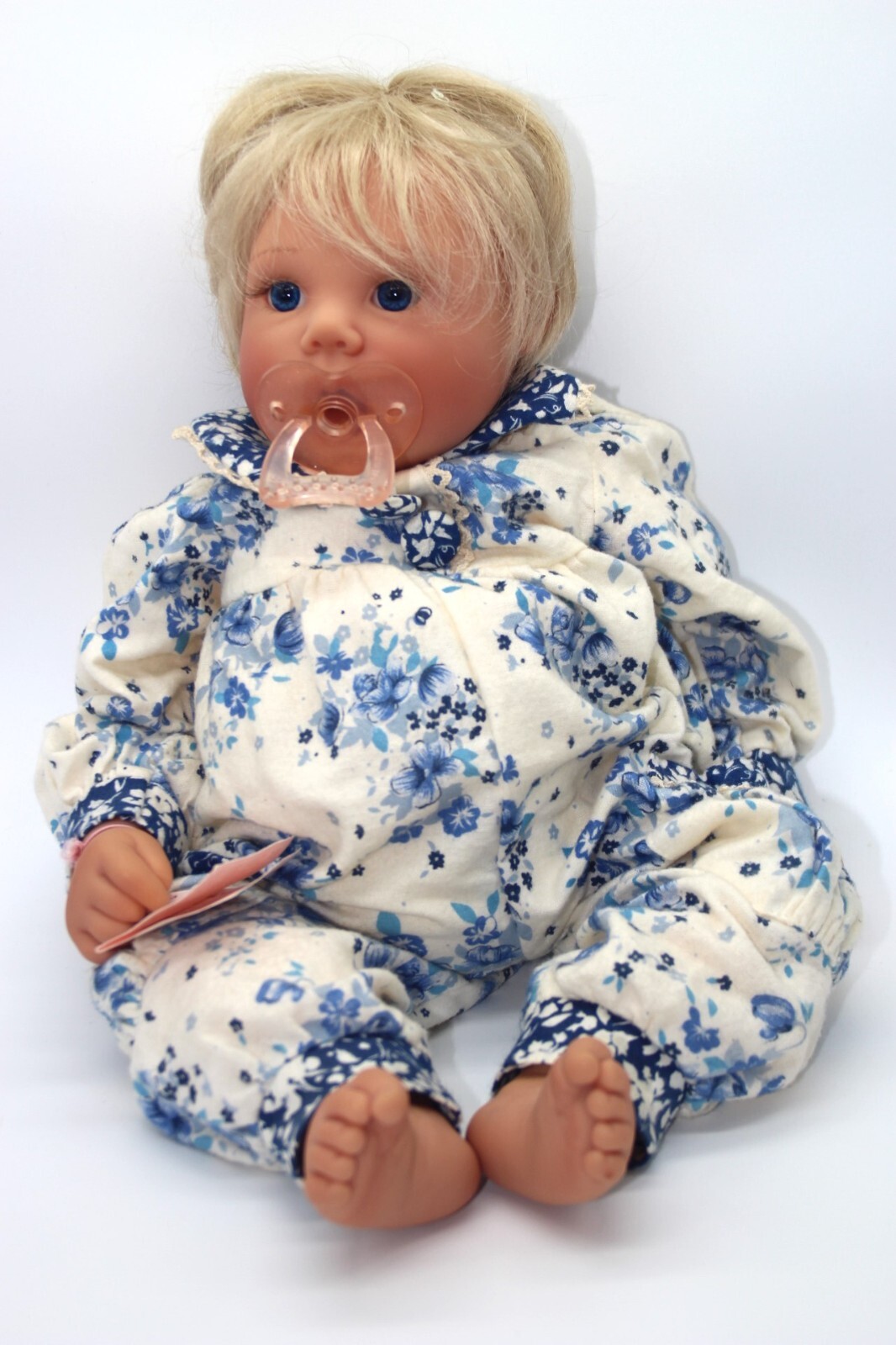 リーミドルトンドール Lee Middleton Baby Doll 1995 Signed Numbered 071294 Blue