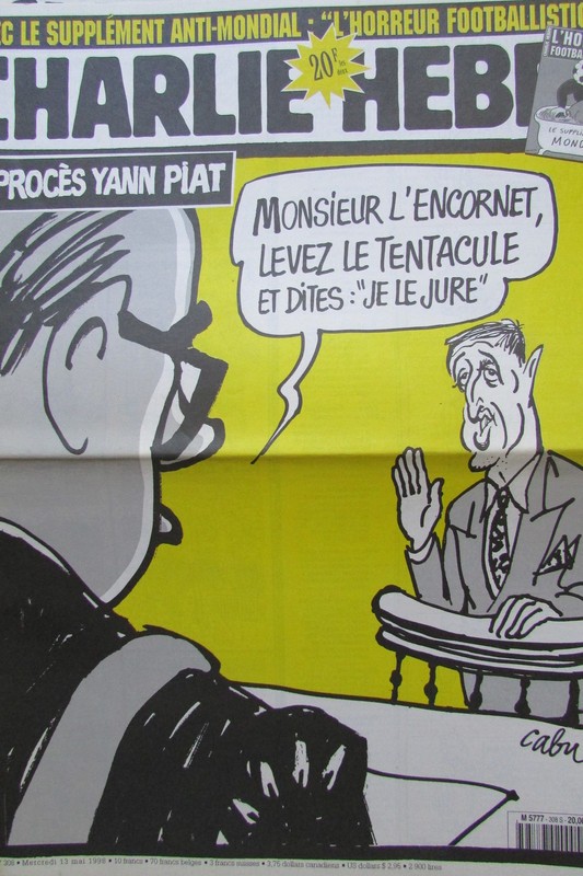 Charlie Hebdo No 308 Mai 1998 Cabu Proces Yann Piat L Encornet Temoin Tribunal 