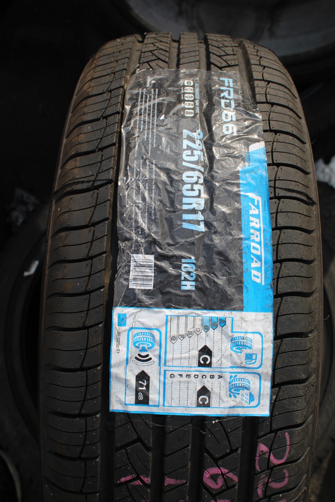 New 225 65 17 Farroad, FRD 66, M+S, 102H, x1 Single Tyre (F1_tyres) YD072