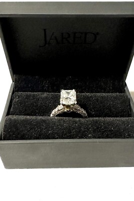 Diamond Ring IGI Lab Created 3.03 ct Radiant Cut Vera Wang WISH Jared BRAND NEW