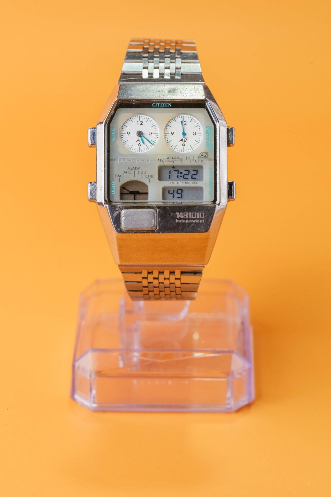 Citizen Independent 1481010 Ana-Digi Temp Stainless Steal Citizen Independent 1481010 Ana-Digi Temp Stainless Steal