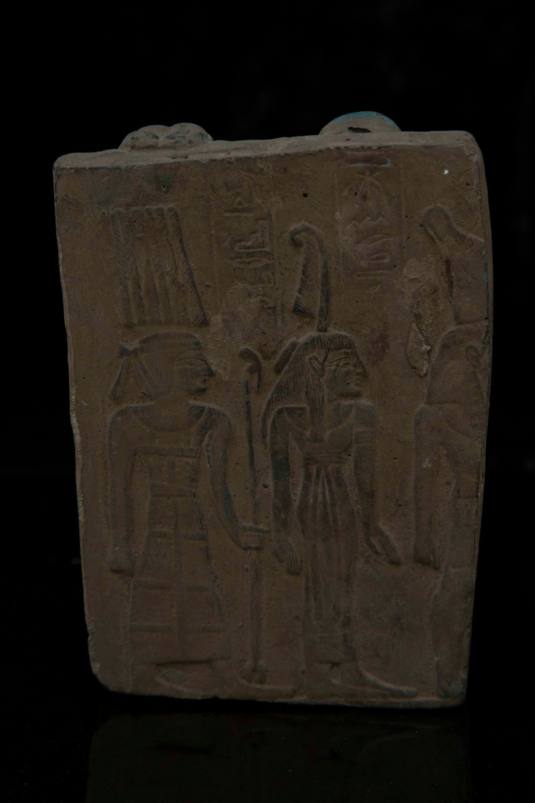 Ancient EGYPT EGYPTIAN ANTIQUES STATUE, of King Amenhotep III and Queen Stone BC