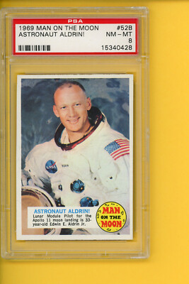 1969 MAN ON THE MOON # 52B ASTRONAUT ALDRIN! PSA 8 NM - MT # 15340428