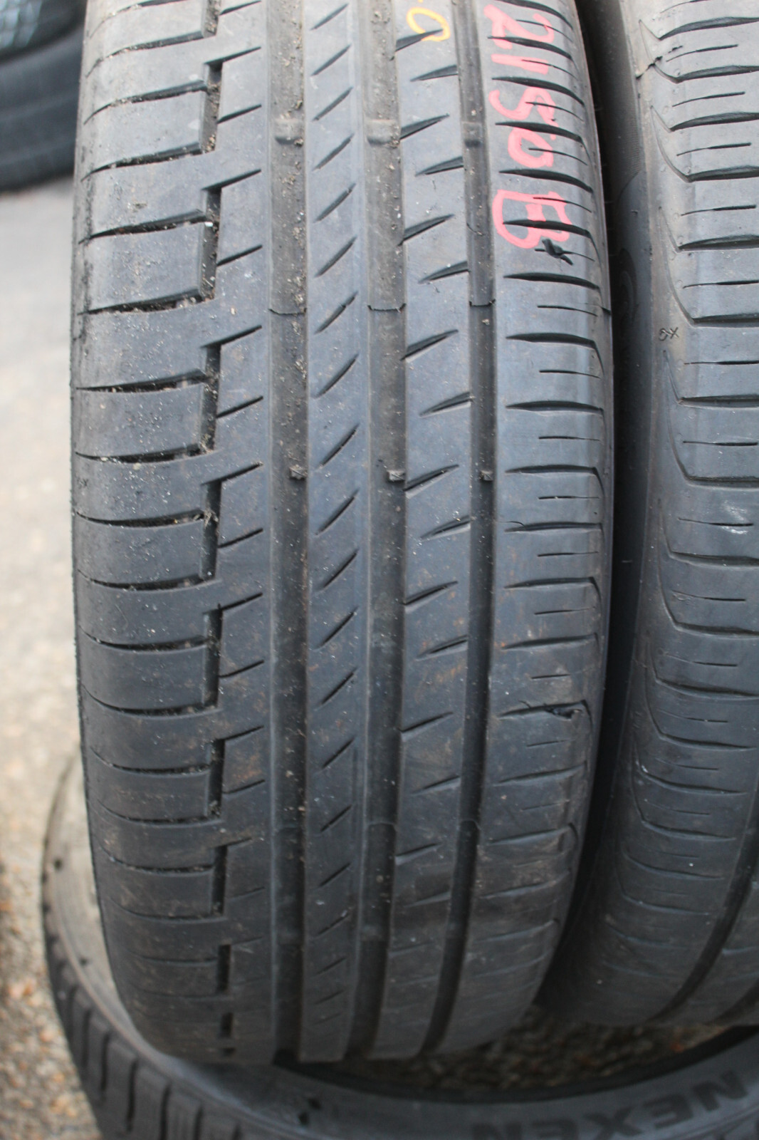 205 55 17 Continental, PC 6, XL, 95V, x2 A Pair, 7.0mm (f1_tyres) FOD L2150
