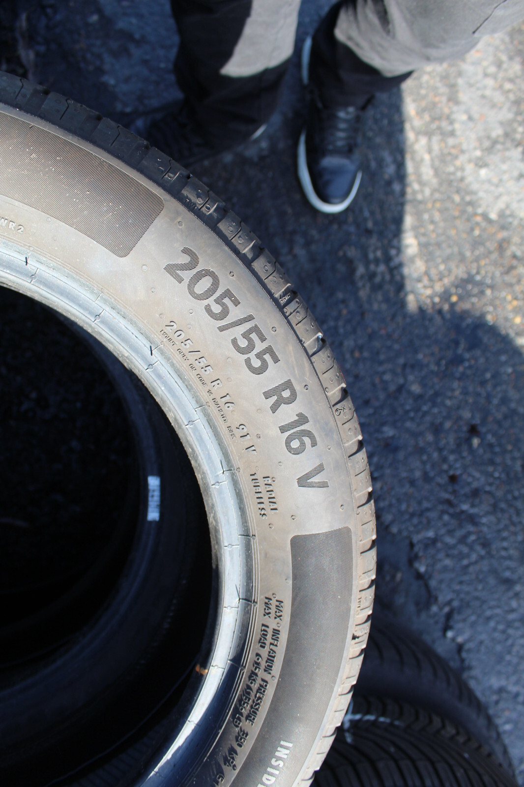 205 55 16 Continental, Eco Contact 6, 91V, x2 A Pair 5.9mm (F1_tyres) L3049