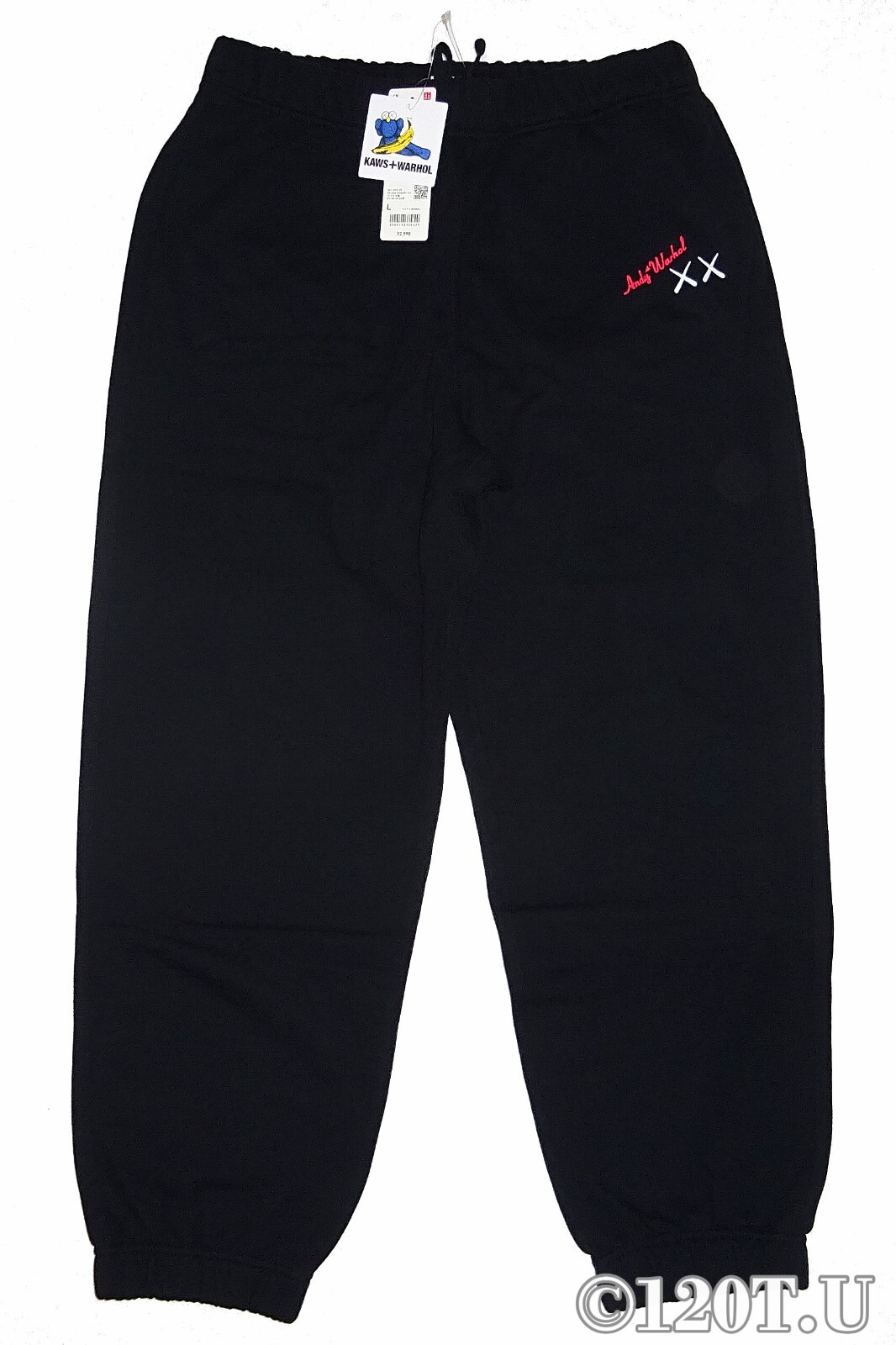 Uniqlo KAWS x Warhol Sweatpants Black 476120 Size L NWT z | eBay