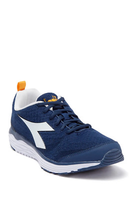 Diadora Flamingo Men’s Classic Trainers Running Shoes Navy Blue NEW US 9.5 D