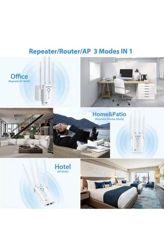 Goodland AC1200 WiFi Range Extender - Super Fast 1200Mbps 2.4/5Ghz Dual Band...