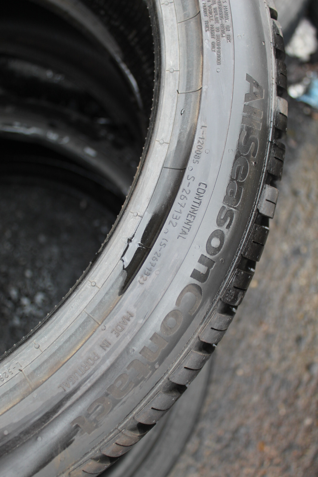 New 215 45 18 Continental, All Season, XL, 93V, x2 A Pair (F1_tyres) FO L3404