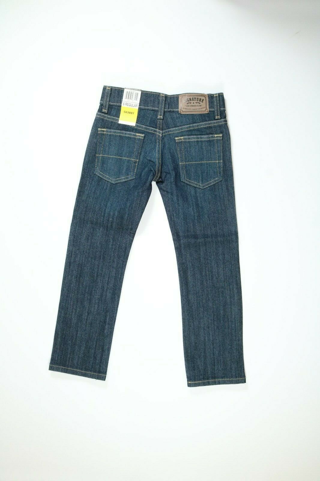 Boys Levi Signature Dark Blue Skinny Denim Jeans NEW! NWT - Picture 2 of 3