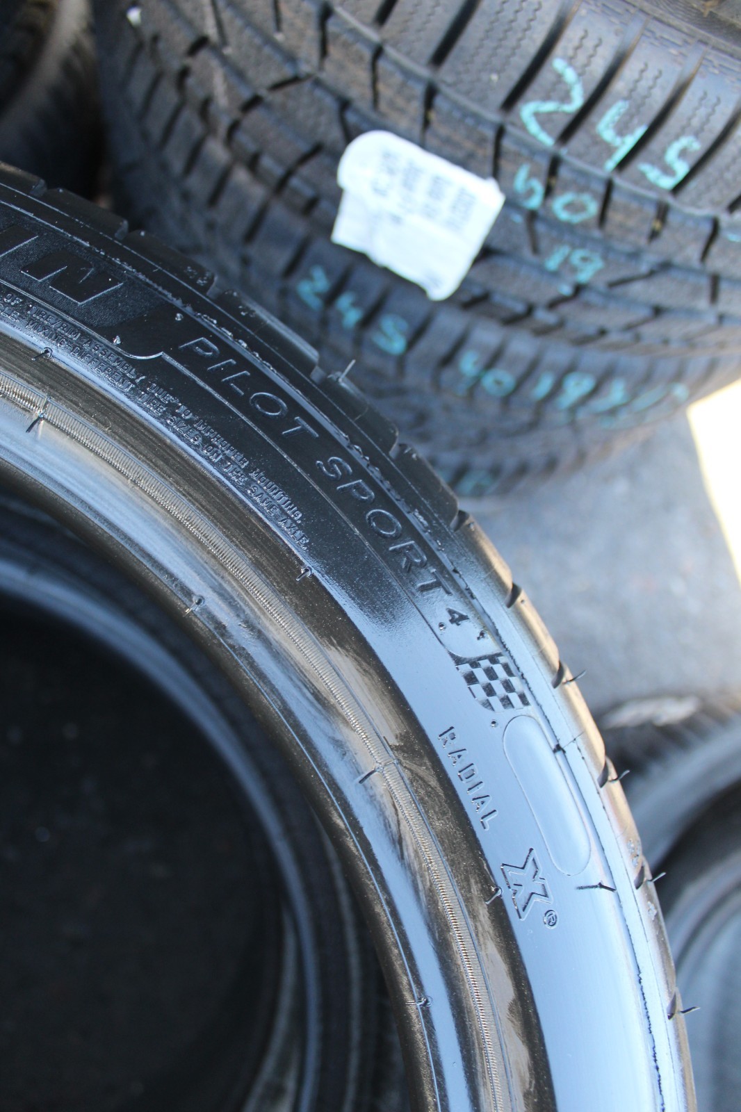 205 45 17 Michelin, Pilot Sport 4, G1, XL, 88V, x2 A Pair 6.2mm (F1_tyres) L3985