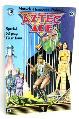 Aztec Ace #1 Doug Moench Nestor Redondo 1984 Comic Eclipse Comics F/F+