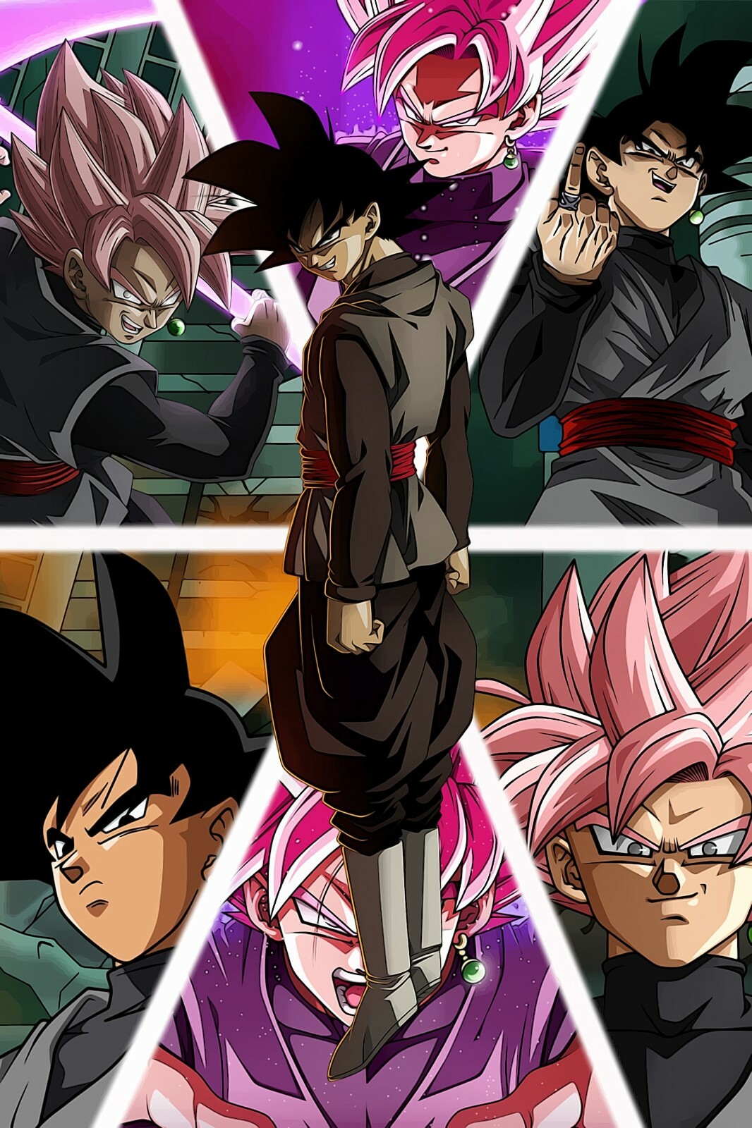 DRAGON BALL Poster Collection　7点 Amazon.co.jp: Dragon Ball Super Poster Universe 7 (61cm x 91
