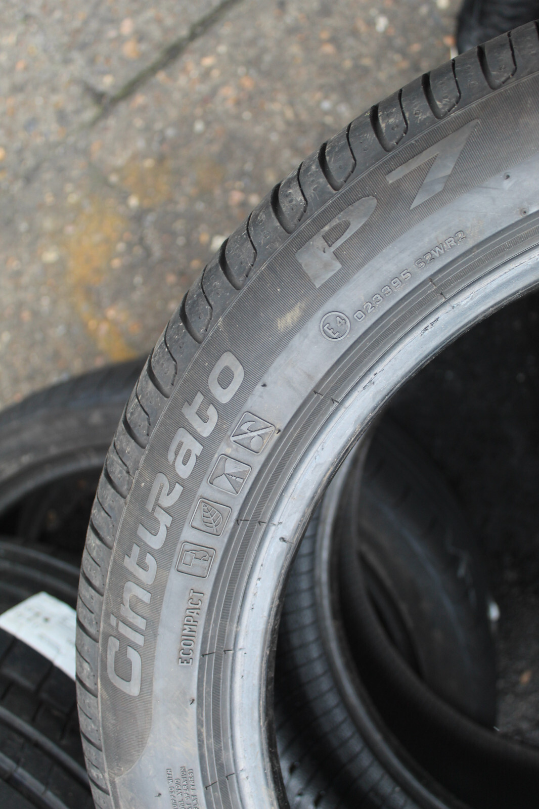245 45 18 Pirelli, Cinturato P7, RunFlat, 96Y, x2 A Pair 6.7mm (F1_tyres) L2472
