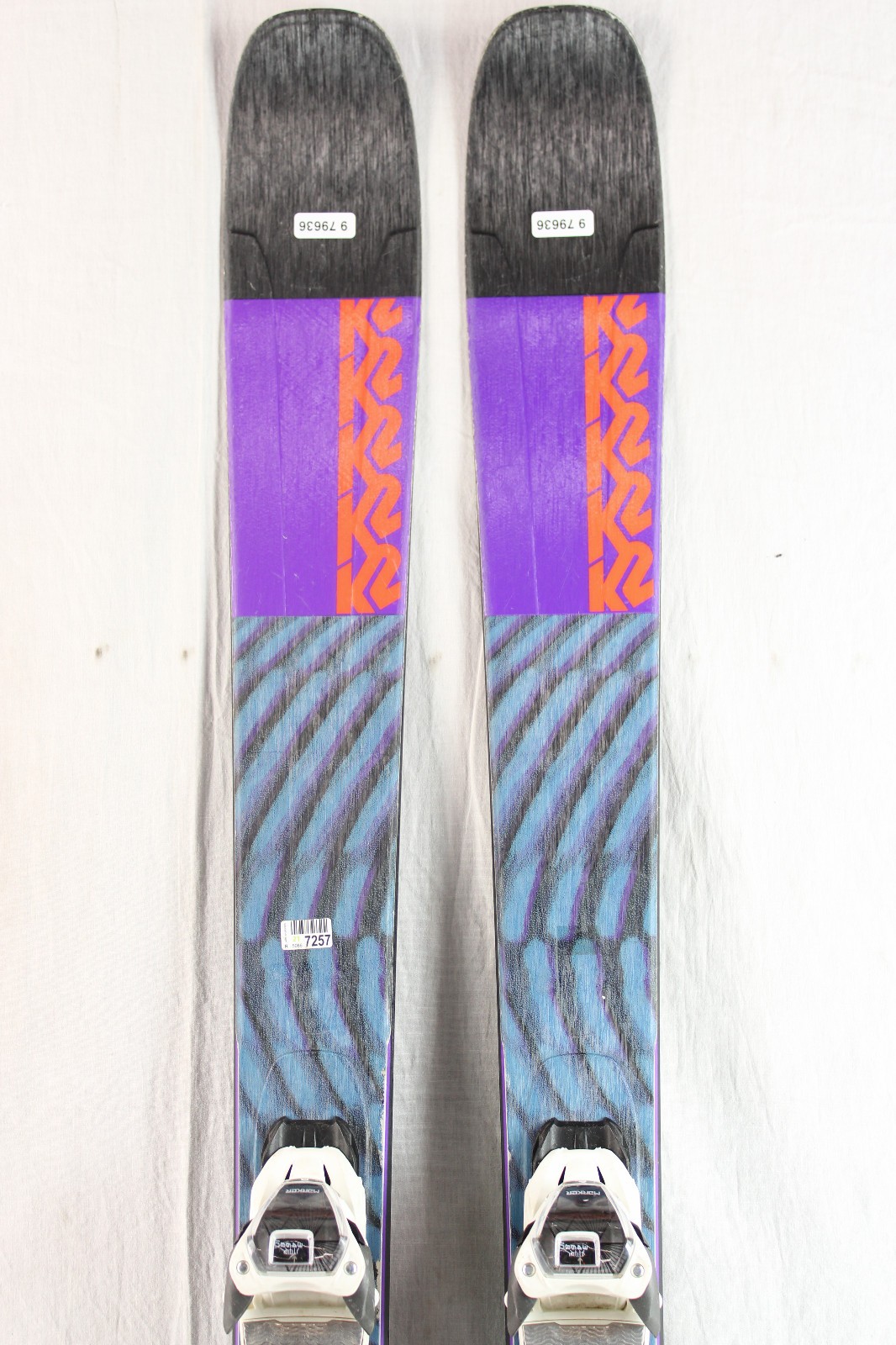 21-22 K2 Mindbender 88Ti Used Womens Skis w/Bindings 163cm
