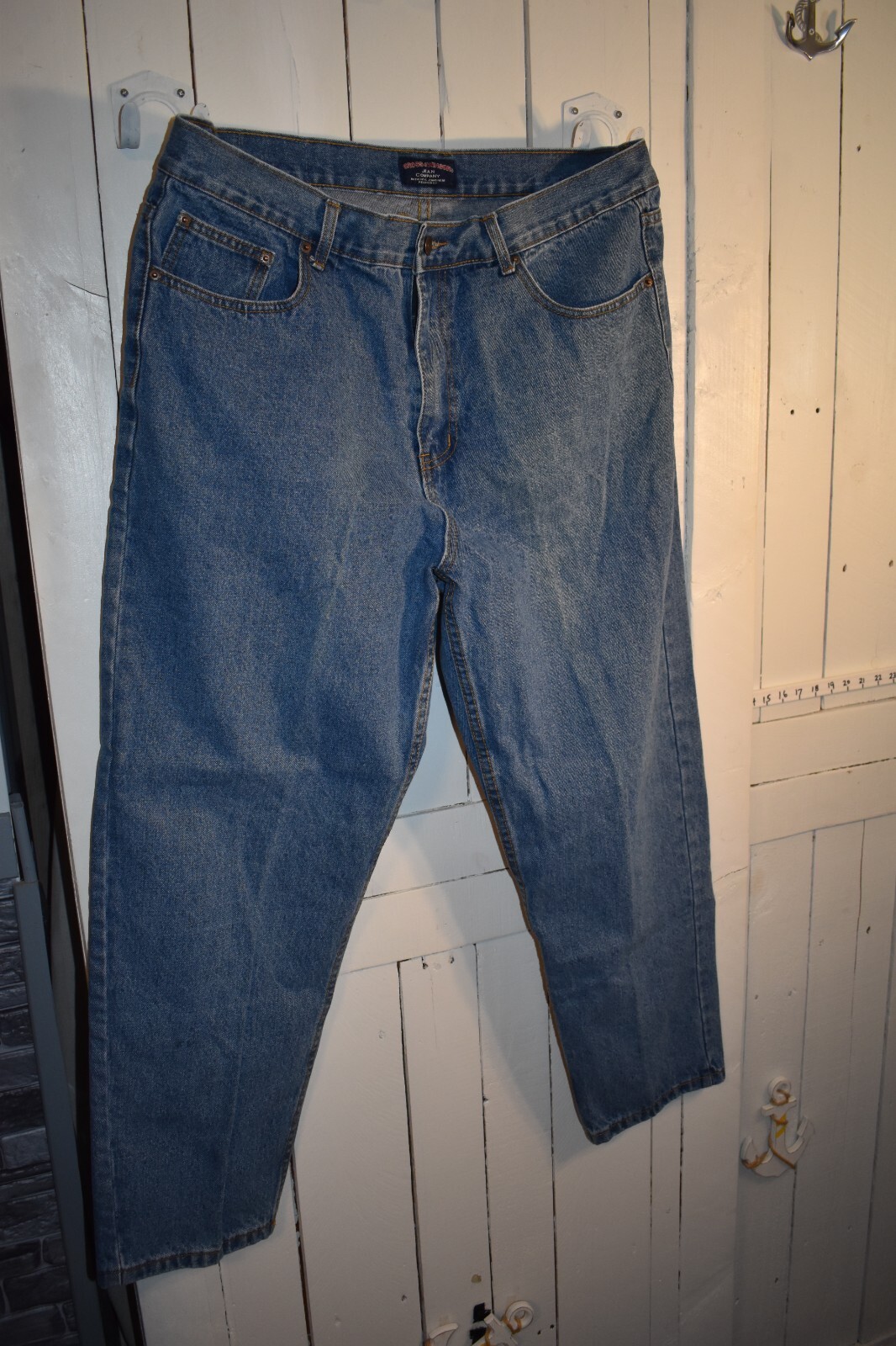 Mwns Cross & Winsor Jeans 40 x 30 Stone Wash Blue - PreOwned