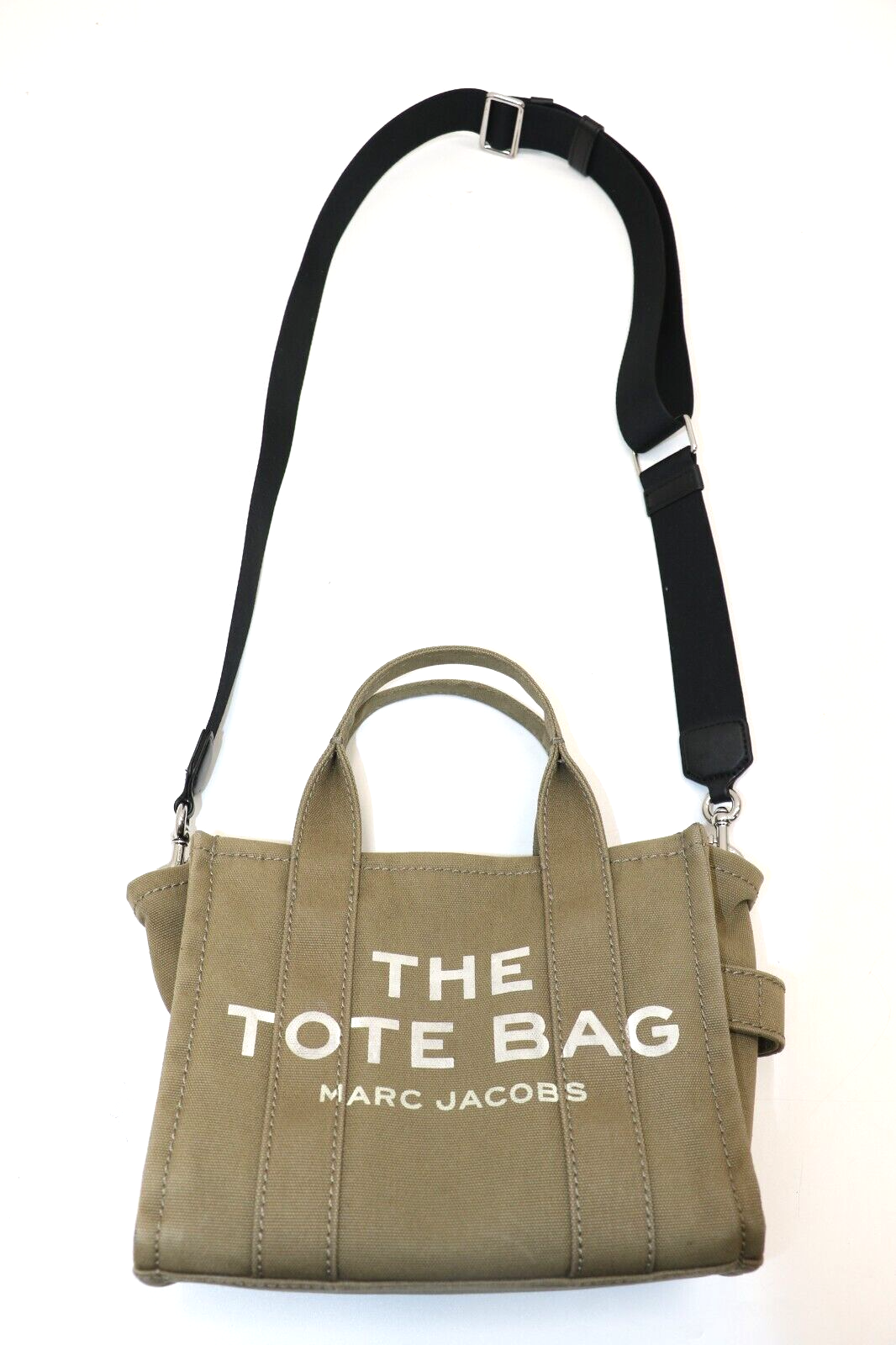 トートバッグ Marc Jacobs Slate Green Canvas Large Tote Bag The Large Tote Bag - Marc Jacobs - Slate Green - Cotton